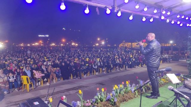 چهارمین شب برگزاری جشنواره نوروزی ۱۴۰۲ شهرداری لاهیجان در شب های ماه مبارک رمضان در جزیره استخر