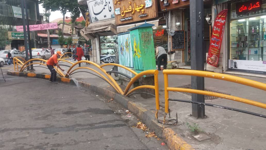 شستشوی معابر سطح شهر