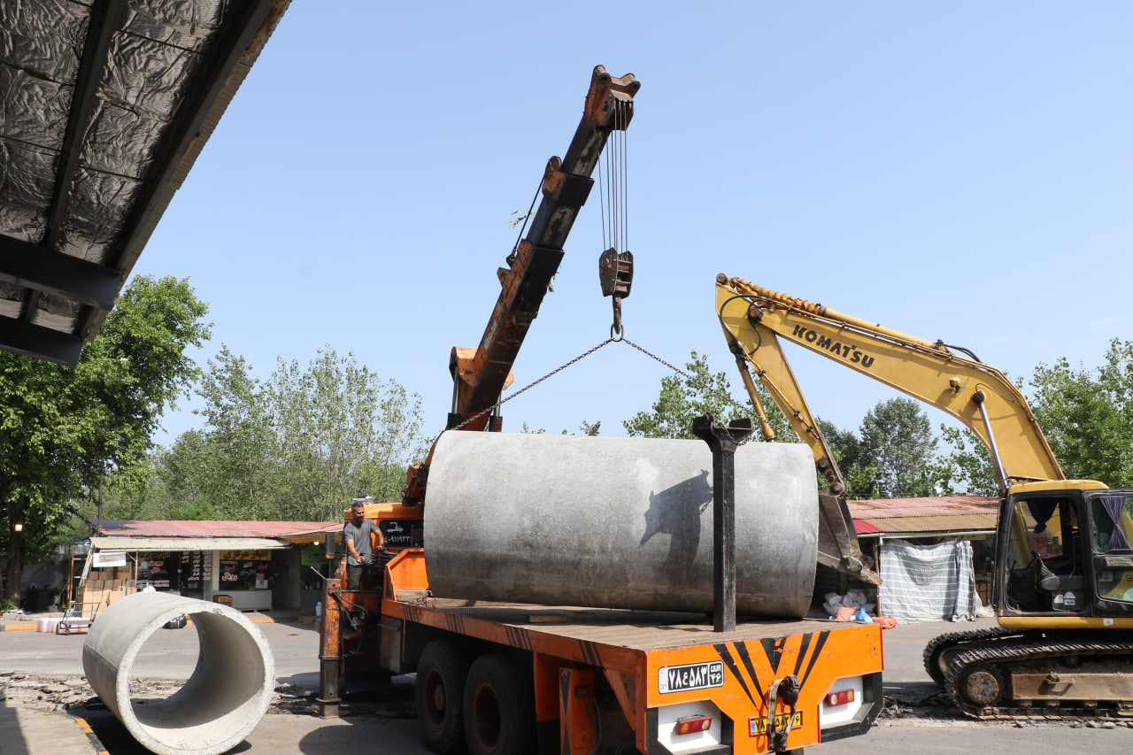 پروژه جمع آوری آب های سطحی گلستان 35 تا ورودی نخجیرکلایه آغاز شد